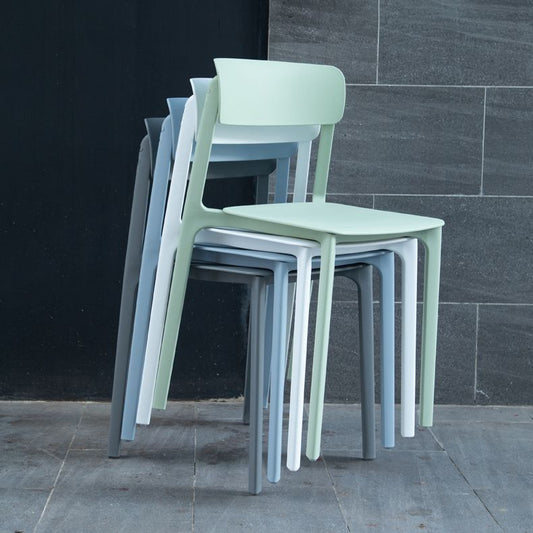Contemporary Dining and Accent Chairs Matte Finish Plastic Open Back Side Chair Clearhalo ' kitchen&dining_furn' 'Dining Chairs' 'Dining Tables & Seating' 'dining_chair' 'furn' 'furn_dining_chair' 'Furniture' 'furniture_dining_chair' 'Kitchen & Dining Furniture' 'kitchen' 1200x1200_31cb5785-f1e3-4cd7-acb4-28644c2e1bcb
