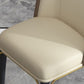 Glam Indoor Side Chair with Ash Wood Legs Matte Finish Dining Chair for Home