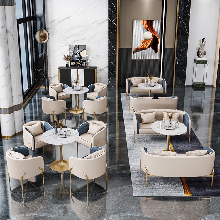 Round Tulip Base Dinette Table Traditional Luxury Stone Dining Room Collection Clearhalo ' dining_table' 'Dining Tables & Seating' 'Dining Tables' 'furn' 'furn_dining_table' 'Furniture' 'furniture_dining_table' 'Kitchen & Dining Furniture' 'kitchen&dining_furn' 'kitchen' 'kitchen_dining_table' 1200x1200_31ce2bbb-4fa1-434b-b45a-3d0c629e704c