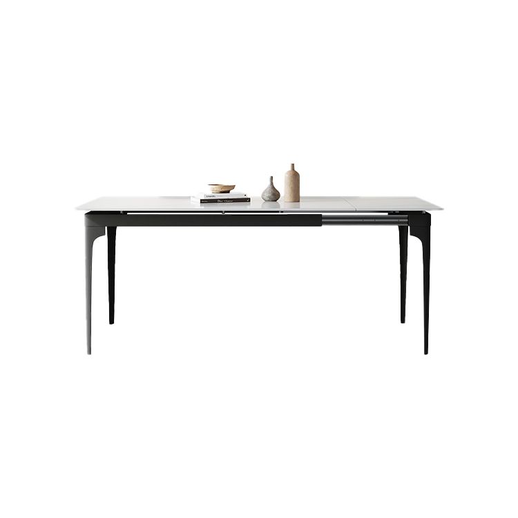 Moderno 1/2/5/7/9 Piezas Muebles de piedra rectangulares de mesa en blanco