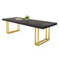 Traditional Luxury Rectangle Dining Table Pine Solid Wood Dinner Room Table with Sled Base Clearhalo ' dining_table' 'Dining Tables & Seating' 'Dining Tables' 'furn' 'furn_dining_table' 'Furniture' 'furniture_dining_table' 'Kitchen & Dining Furniture' 'kitchen&dining_furn' 'kitchen' 'kitchen_dining_table' 1200x1200_31d0c361-0aea-4743-a01a-edceb75f110e