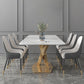 Modern Sintered Stone Dining¬†Room¬†Set with Rectangle Table and Gold LegsDining Table Furniture Clearhalo 'Dining Room Sets' 'Dining Tables & Seating' 'dining_room_set' 'furn' 'furn_dining_room_set' 'Furniture' 'furniture_dining_room_set' 'Kitchen & Dining Furniture' 'kitchen&dining_furn' 'kitchen' 1200x1200_31d28ba6-a19b-484a-9dd8-256a439dab46