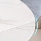 Modern Scalable White Dining Table Stone Table for Dining Room