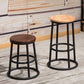 Modern Style Iron Bar Stool With Footrest Game Hall Bar Stool 30-inches Clearhalo 'Bar Furniture' 'Bar Stools' 'bar_stools' 'furn' 'furn_bar_stools' 'Furniture' 'furniture_bar_stools' 'Kitchen & Dining Furniture' 1200x1200_31d4f87c-5dcc-4d5e-82e1-0e5898e18ab0