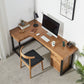 Modern Wooden Office Desk Sled Base Writing Desk , 29.53" Tall (Cabinet not Included) Clearhalo 'furn' 'furn_office_desk' 'Furniture' 'Office Desks' 'Office Furniture' 'office_desk' 1200x1200_31d56cf2-f99d-4845-9956-cce1038019fd