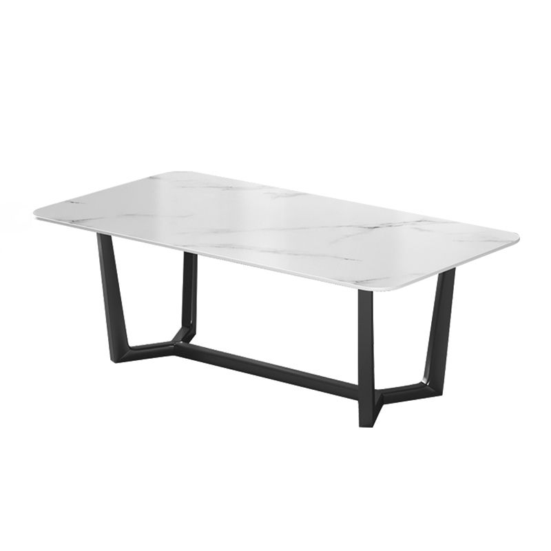 Modern 1/2/5/7 Pieces Rectangle Dining Set Sintered Stone Dining Table Set Clearhalo 'Dining Room Sets' 'Dining Tables & Seating' 'dining_room_set' 'furn' 'furn_dining_room_set' 'Furniture' 'furniture_dining_room_set' 'Kitchen & Dining Furniture' 'kitchen&dining_furn' 'kitchen' 1200x1200_31d7b3b1-41d6-4dbc-a357-7343222e6eea