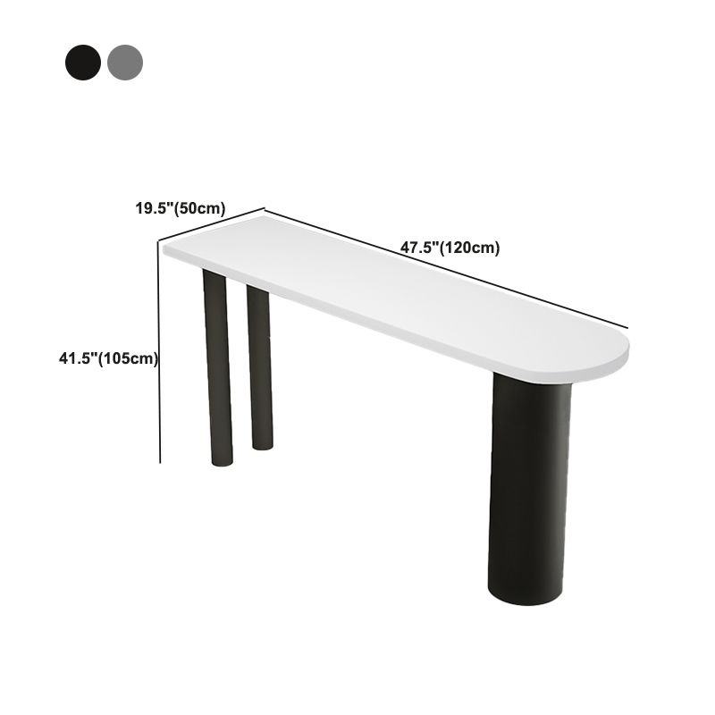 Tavolo da pranzo a barre specialistica in legno massiccio tavolo da pub a barre con gambe metalliche