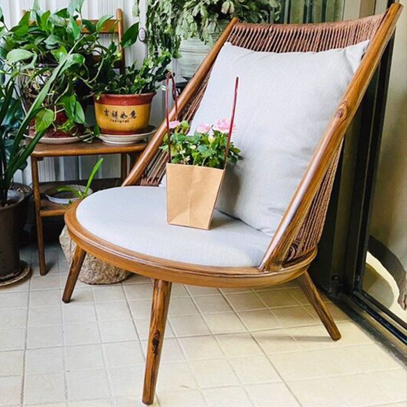Sedia per il tempo libero balcone sedia rattan moderna sedia di divano soggiorno semplice singolo rattan