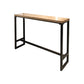 Pine Wood Bar Dining Table Industrial Rectangle Bar Table with Trestle for Milk Tea Shop Clearhalo 'Bar Furniture' 'Bar Tables' 'bar_tables' 'furn' 'furn_bar_tables' 'Furniture' 'Kitchen & Dining Furniture' 1200x1200_31db6cd4-fd23-4fa7-8a9b-ad6c5a1aa8b3