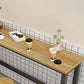 Modern Bar Dining Table Rectangle Bar Dining Table with Trestle Base Clearhalo 'Bar Furniture' 'Bar Tables' 'bar_tables' 'furn' 'furn_bar_tables' 'Furniture' 'furniture_bar_tables' 'Kitchen & Dining Furniture' 1200x1200_31dd7089-b201-46ad-8140-d327d4ea3a41