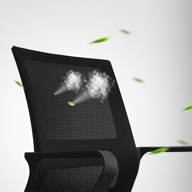 Modern Breathable AirGrid Arm Chair Microfiber Desk Mid Back Chair Clearhalo 'furn' 'furn_office_chair' 'Furniture' 'Office Chairs' 'Office Furniture' 'office_chair' 1200x1200_31de4a31-3b85-46b0-8541-01c1a56c4023
