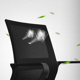 Modern ademende airgrid -stoel stoel Microveiber bureau midden achterstoel