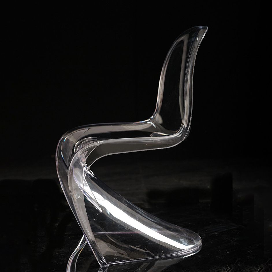 Nordic Style Armless Chair Plastic Home Side Chair for Dining Room Clearhalo 'Dining Chairs' 'Dining Tables & Seating' 'dining_chair' 'Furniture' 'furniture_dining_chair' 'Kitchen & Dining Furniture' 1200x1200_31de5901-184e-4880-8585-45df4dbaaf4b