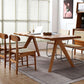 Brown 4 Legs Dining Room Dinner Kitchen Table Modern Dining Room Table Clearhalo 'Dining Tables & Seating' 'Dining Tables' 'dining_table' 'furn' 'furn_dining_table' 'Furniture' 'Kitchen & Dining Furniture' 1200x1200_31df4eb7-ad7a-48d5-a0bb-9a099d705249