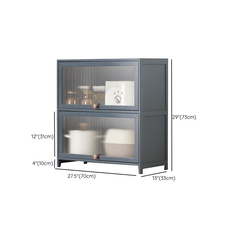 Mesa contemporánea de la mesa del aparador Bamboo con puertas para la cocina