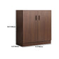 Modern Modern Side Cabinet Brown Accent Cabinet met deuren met deuren