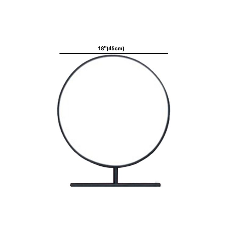 Conjunto de mesa de maquillaje de tocador de piedra simple contemporánea con espejo y taburetes