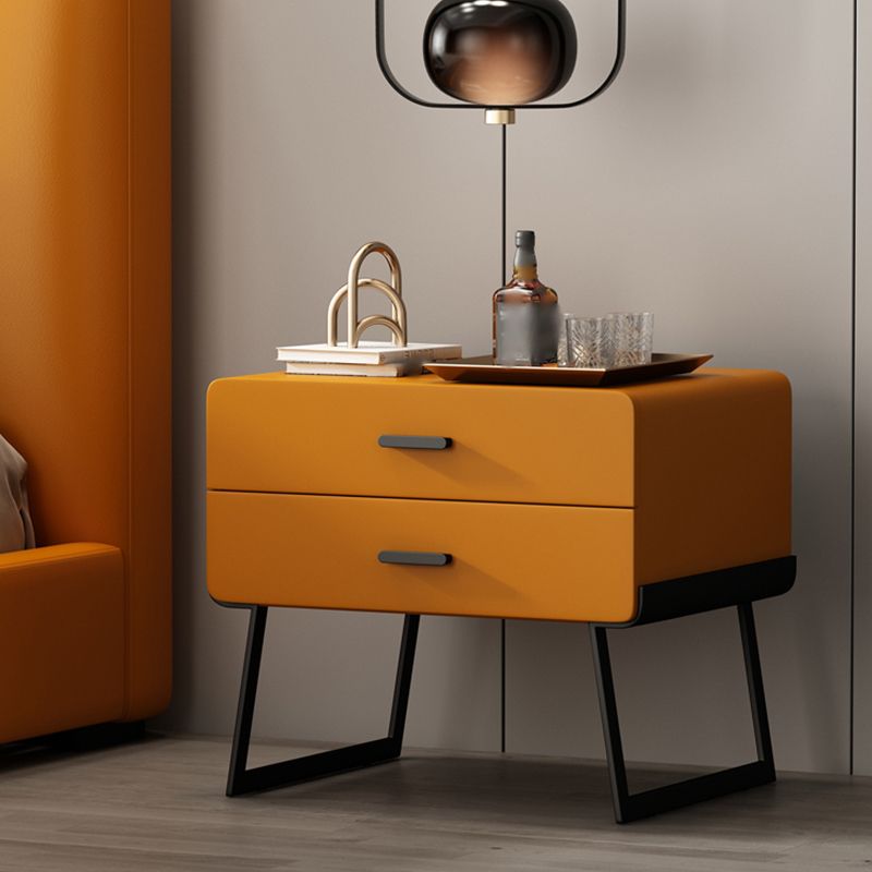 20 '' Tall Lade opslag accenttafel nachtkastje modern faux lederen nachtkastje