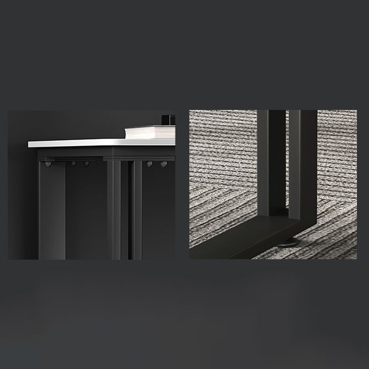 Escritorio de oficina rectangular de trineo