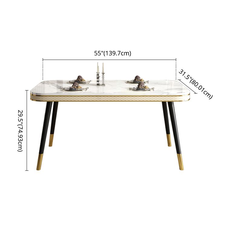 Contemporary Dining Table Sets with Sintered Stone Table and Cushion Chairs Clearhalo 'Dining Room Sets' 'Dining Tables & Seating' 'dining_room_set' 'furn' 'furn_dining_room_set' 'Furniture' 'furniture_dining_room_set' 'Kitchen & Dining Furniture' 'kitchen&dining_furn' 'kitchen' 1200x1200_31e5a44b-b510-494d-a7c8-cbb52649191b