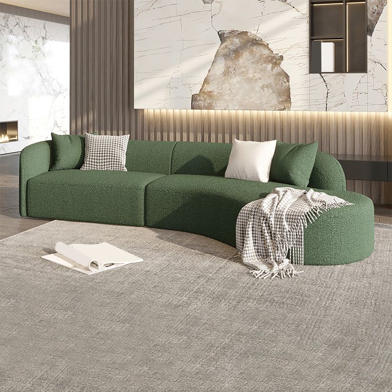 Wool Modern Sofa/Sectional Right Hand Facing for Apartment, Living Room Clearhalo 'furn' 'furn_sectionals' 'Furniture' 'Living Room Furniture' 'Sectionals' 1200x1200_31e654bb-2c9d-4813-a755-b85629d47887