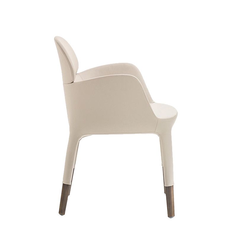 Leather Parsons Arm Chair Indoor Dining Chair for Dining Room Clearhalo 'Dining Chairs' 'Dining Tables & Seating' 'dining_chair' 'furn' 'furn_dining_chair' 'Furniture' 'Kitchen & Dining Furniture' 1200x1200_31e69901-aa07-41be-a705-15d278be7ebc