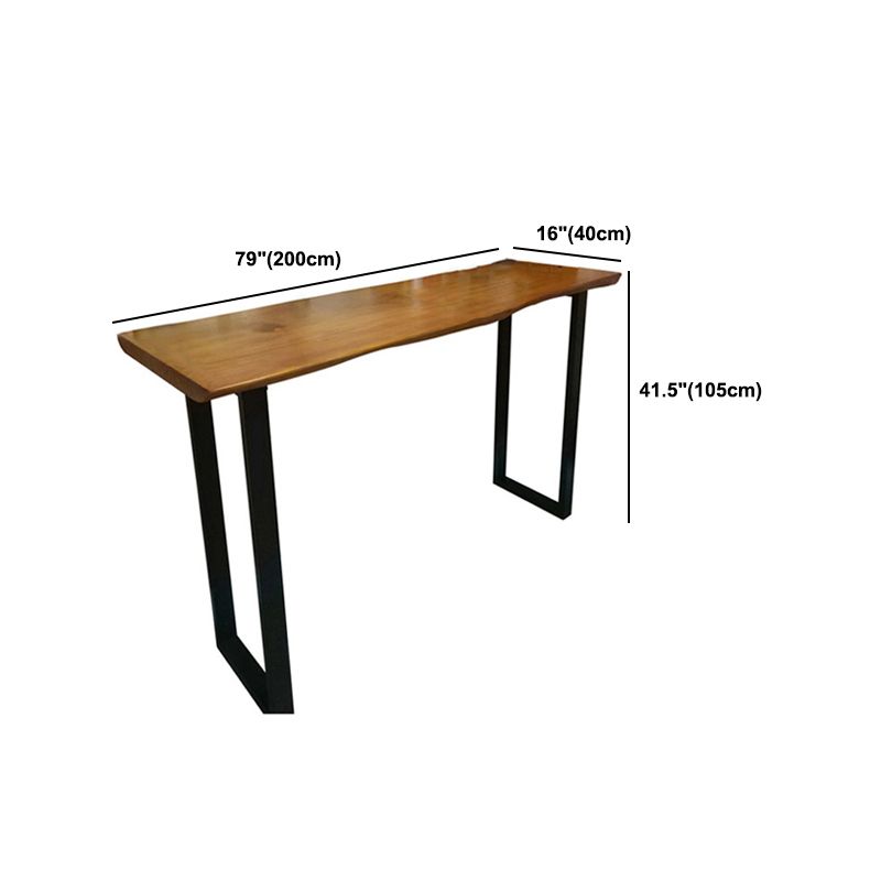 Mesa de pub de barra moderna de interior Juego de mesa 1/2/3/4/6 Piezas Mesa de pubs de madera maciza en natural