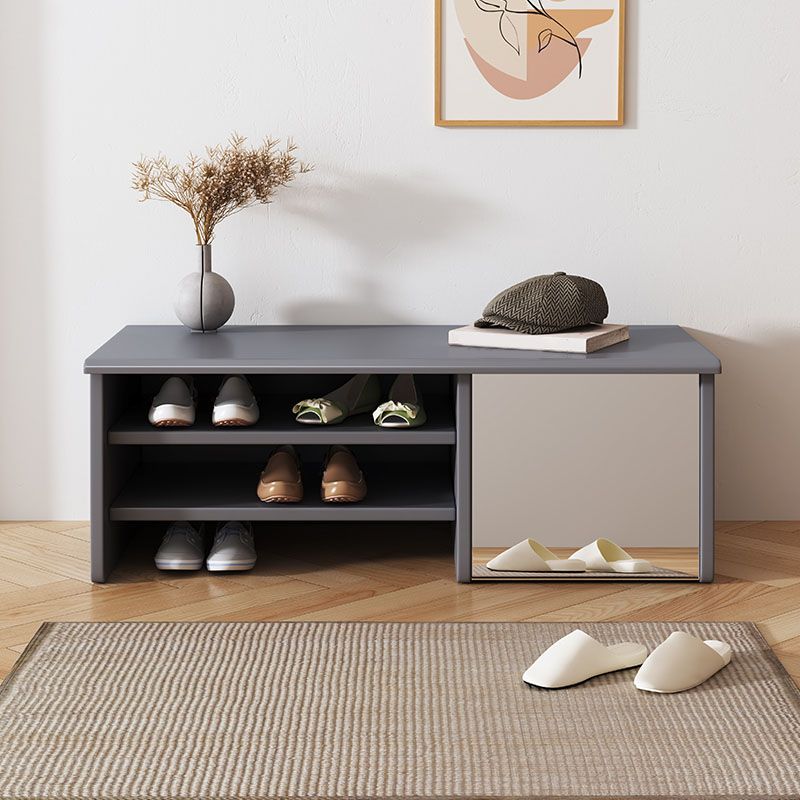 Modern Rubber Wood Bench Rectangle Home Storage Seating Bench with Legs Clearhalo 'Benches' 'Chairs & Seating' 'furn' 'furn_benches' 'Furniture' 'Living Room Furniture' 1200x1200_31e80687-774d-46c3-b489-67aa2fc8d123