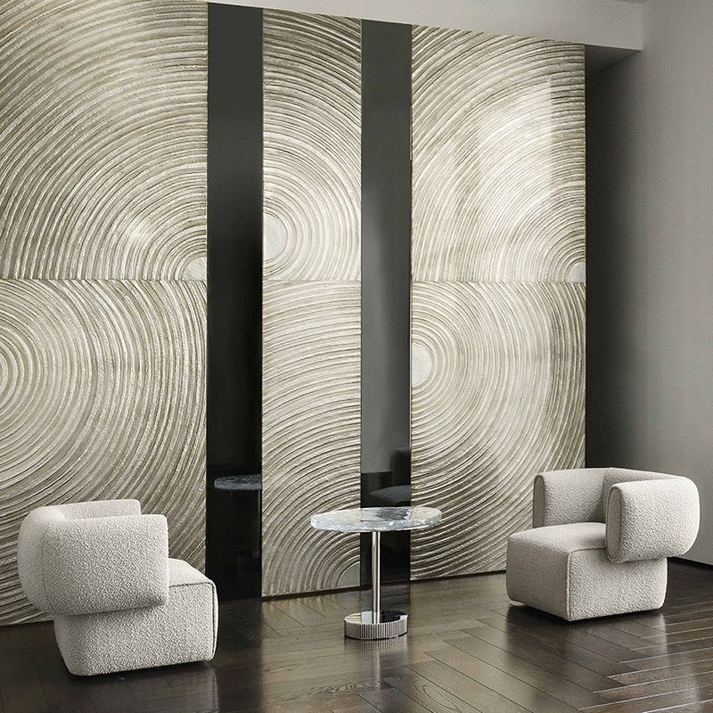 Contemporary Slate Coffee Table Round Bunching Coffee Table Sets for Living Room