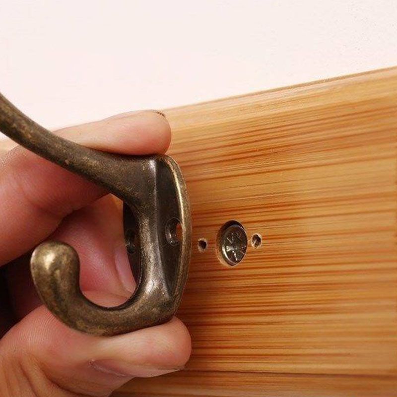 Modern Wooden Entryway Coat Rack Wall-Mounted Coat Hanger with Hooks Clearhalo 'Entry & Mudroom Furniture' 'furn' 'furn_hall_tree_coat_racks' 'Furniture' 'Hall Trees & Coat Racks' 'hall_tree_coat_racks' 1200x1200_31e869f4-8516-4035-8cc9-1611394cf509