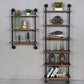 Metal Floating Bookcase Industrial Style Closed Back Shelf for Home Office Clearhalo 'Bookcases' 'furn' 'furn_bookcases' 'Furniture' 'furniture_bookcases' 'Office Furniture' 1200x1200_31e936e0-55e0-4419-b6b4-20684d384cea