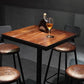 Industrial Wood Pub Dining Set 1/3/5 Pieces counter Table with Upholstered Stools Clearhalo 'Bar Furniture' 'furn' 'furn_home_bar_bar_sets' 'Furniture' 'Home Bars & Bar Sets' 'home_bar_bar_sets' 'Kitchen & Dining Furniture' 1200x1200_31e96227-74f2-403a-9a8a-19539d019397