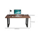 Home or Office Rectangular Office Desk Brown Industrial Sled Writing Desk Clearhalo 'furn' 'furn_office_desk' 'Furniture' 'Office Desks' 'Office Furniture' 'office_desk' 1200x1200_31eb6e72-1861-4e51-8ebf-07793be04d46