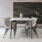 Simplicity Dinette Table Rectangle Stone Dinner Table for Dining Room