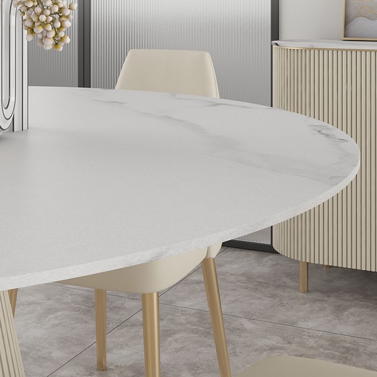 Modern Round Dining Table Stone Top Table with Pedestal Base Clearhalo ' dining_table' 'Dining Tables & Seating' 'Dining Tables' 'furn' 'furn_dining_table' 'Furniture' 'furniture_dining_table' 'Kitchen & Dining Furniture' 'kitchen&dining_furn' 'kitchen' 'kitchen_dining_table' 1200x1200_31f0c9d4-0786-4286-a4ea-e33627e46a46