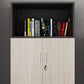 Nordic Style File Cabinet Holzrahmen vertikaler Aktenschrank für Büro