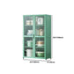 Green Bambus Buffet Server mit einstellbarem Regal Modern Dining Server