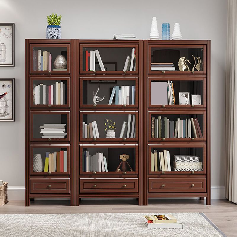 Stile moderno chiuso Bookcase in legno standard per la sala da studio