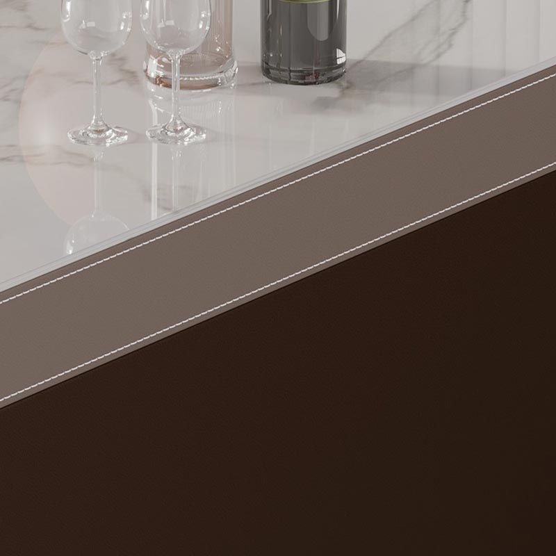 Rectangle Living Room Pub Height Dining Table Modern Stone Bistro Table Clearhalo 'Bar Furniture' 'Bar Tables' 'bar_tables' 'furn' 'furn_bar_tables' 'Furniture' 'furniture_bar_tables' 'Kitchen & Dining Furniture' 1200x1200_31f6b09c-acfc-4b37-b5dd-a3f9639e27eb