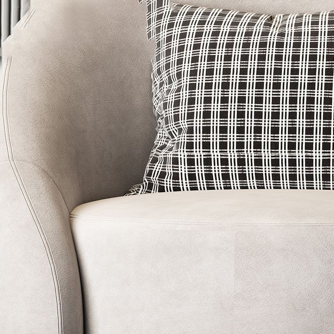 Contemporary Solid Color Arm Chair Living Room Swivel Barrel Chair Clearhalo 'Accent Chairs' 'accent_chairs' 'Chairs & Seating' 'furn' 'furn_accent_chairs' 'Furniture' 'Living Room Furniture' 1200x1200_31f6d7a0-69e2-46ae-8735-70f4ed1a6b1b