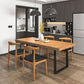 Modern 1/4/5/7 Pieces Dining Set Rectangle Solid Wood Dining Table Set Clearhalo 'Dining Room Sets' 'Dining Tables & Seating' 'dining_room_set' 'furn' 'furn_dining_room_set' 'Furniture' 'furniture_dining_room_set' 'Kitchen & Dining Furniture' 'kitchen&dining_furn' 'kitchen' 1200x1200_31f76988-cd66-470a-9706-7e5d840118ec