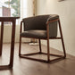 Modern Style Dining Chair Leather Wooden Base Arm Chair for Home Use Clearhalo 'Dining Chairs' 'Dining Tables & Seating' 'dining_chair' 'furn' 'furn_dining_chair' 'Furniture' 'Kitchen & Dining Furniture' 1200x1200_31f7e9f7-a1d8-41a8-9a16-4504af5446ed
