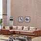 Rattan-Akzentsofa und Chaiselongue-Sofa im tropischen Stil mit Kissen