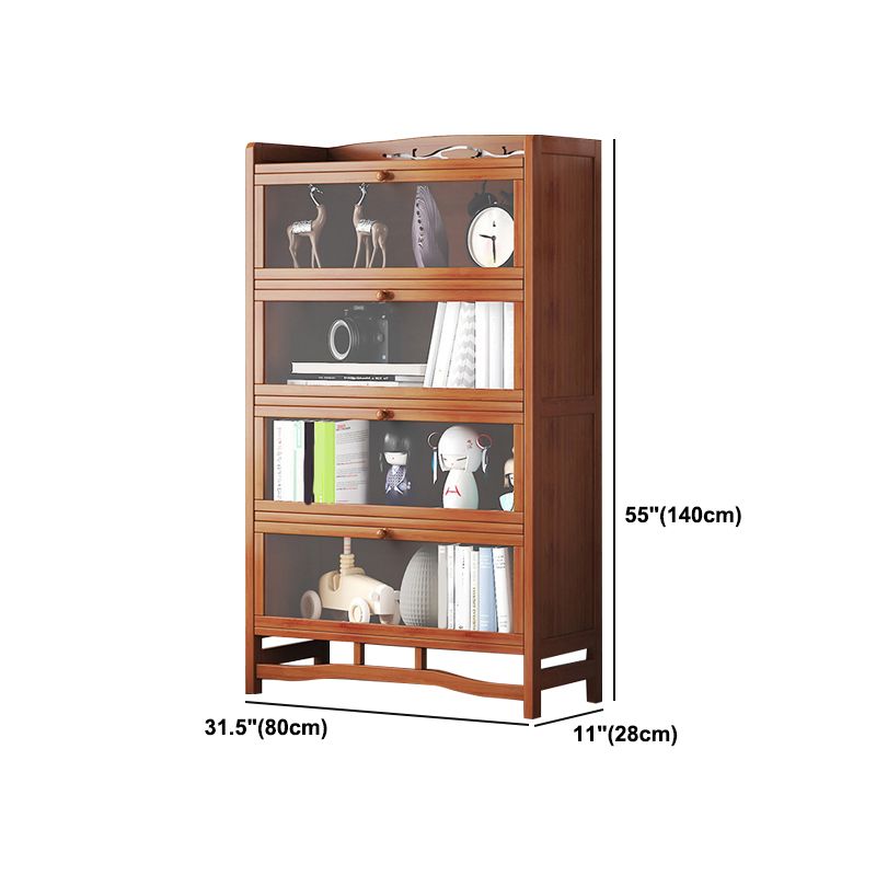 Standard Shelf Bookcase with Doors Modern Bookshelf for Home Office Clearhalo 'Bookcases' 'Furniture' 'furniture_bookcases' 'Office Furniture' 1200x1200_31fa0f40-f9ae-4b39-872d-eb939bc39487