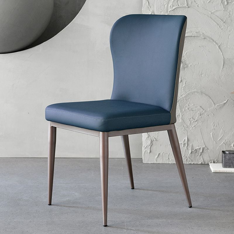 Nordic Style Upholstered Dining Chair Wingback Parsons Chair for Home Use Clearhalo ' kitchen&dining_furn' 'Dining Chairs' 'Dining Tables & Seating' 'dining_chair' 'Furniture' 'furniture_dining_chair' 'Kitchen & Dining Furniture' 'kitchen' 1200x1200_31fbf009-b153-466e-bbfc-8ec27041b6cb