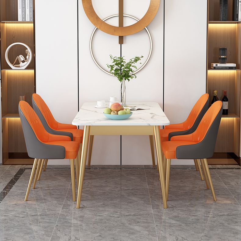 Tavolo da pranzo moderno tavolo da pranzo rettangolo in pietra in pietra per cucina