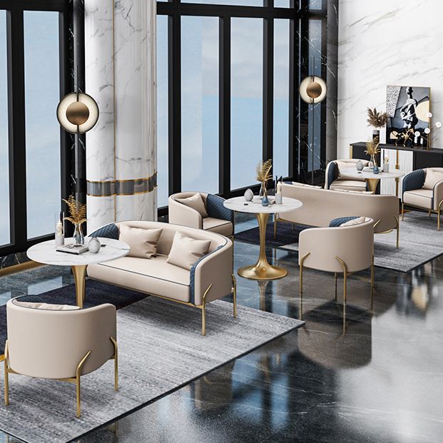 Table à manger blanche en pierre péout