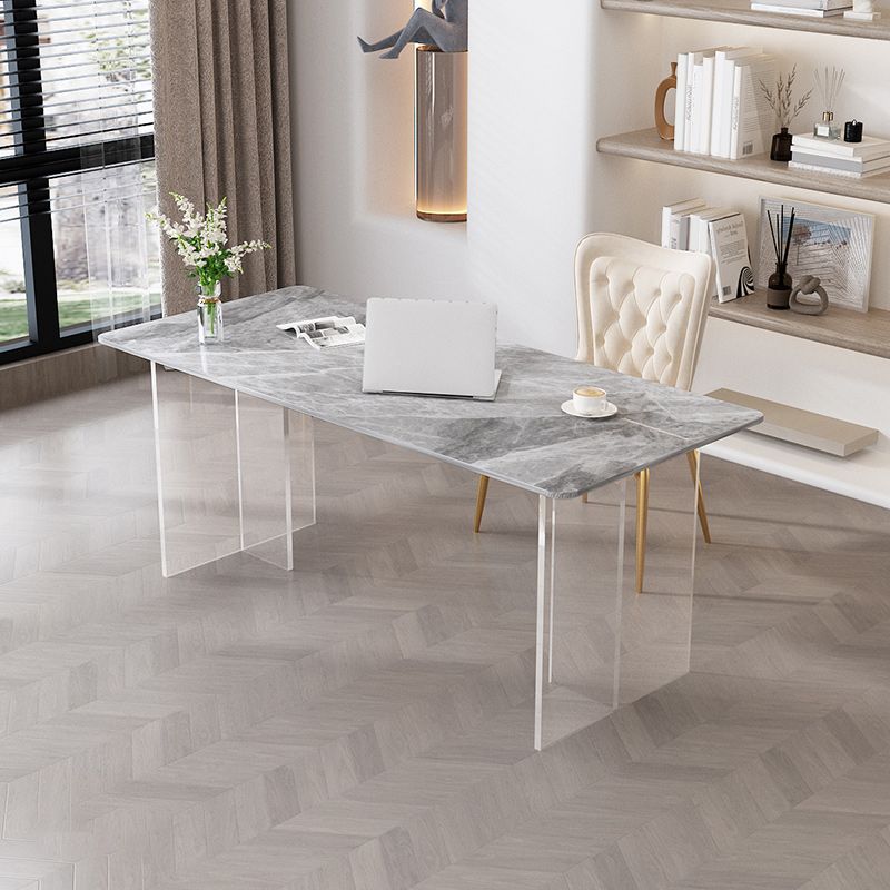 Table de travail de bureau du rectangle moderne