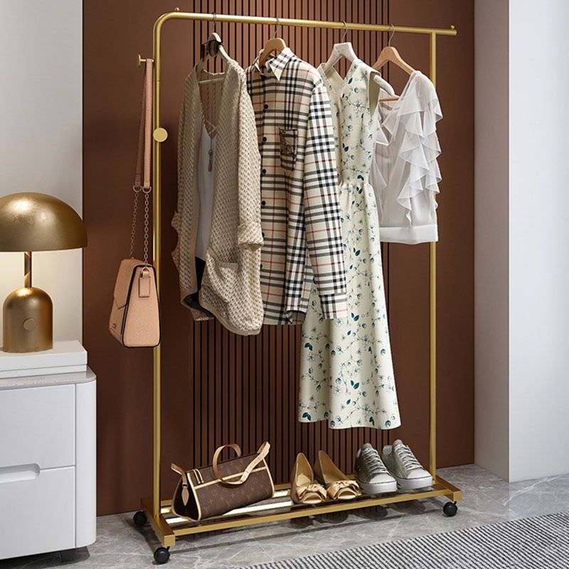 Industriële kaprek metaalachtig vrijstaand rek met universeel wiel