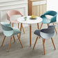 Plastic Dining Side Chairs Glam Indoor-Outdoor Chair of 18'' Wide Open Back Dining Side Chair Clearhalo ' kitchen&dining_furn' 'Dining Chairs' 'Dining Tables & Seating' 'dining_chair' 'furn' 'furn_dining_chair' 'Furniture' 'furniture_dining_chair' 'Kitchen & Dining Furniture' 'kitchen' 1200x1200_31ff6973-7d9f-4d3f-a6dc-cd426201175c